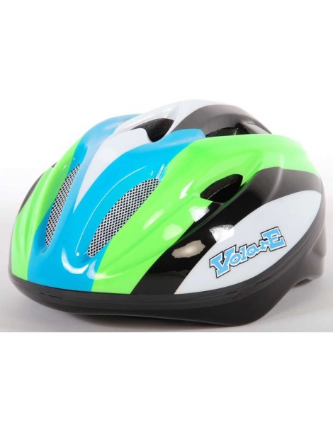 Volare - vaikiškas šalmas Deluxe 51-55cm Green White Black