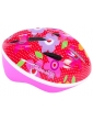 Volare - vaikiškas šalmas Deluxe 51-55cm Red Pink Flowers