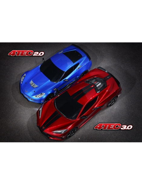 Automodelis Traxxas Chevrolet Corvette Stingray 1:10 RTR (sidabrinė)