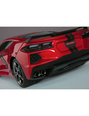 Automodelis Traxxas Chevrolet Corvette Stingray 1:10 RTR (sidabrinė)