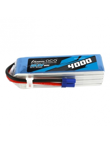 Akumuliatorius Gens Ace 4000mAh 22.2V 60C 6S1P