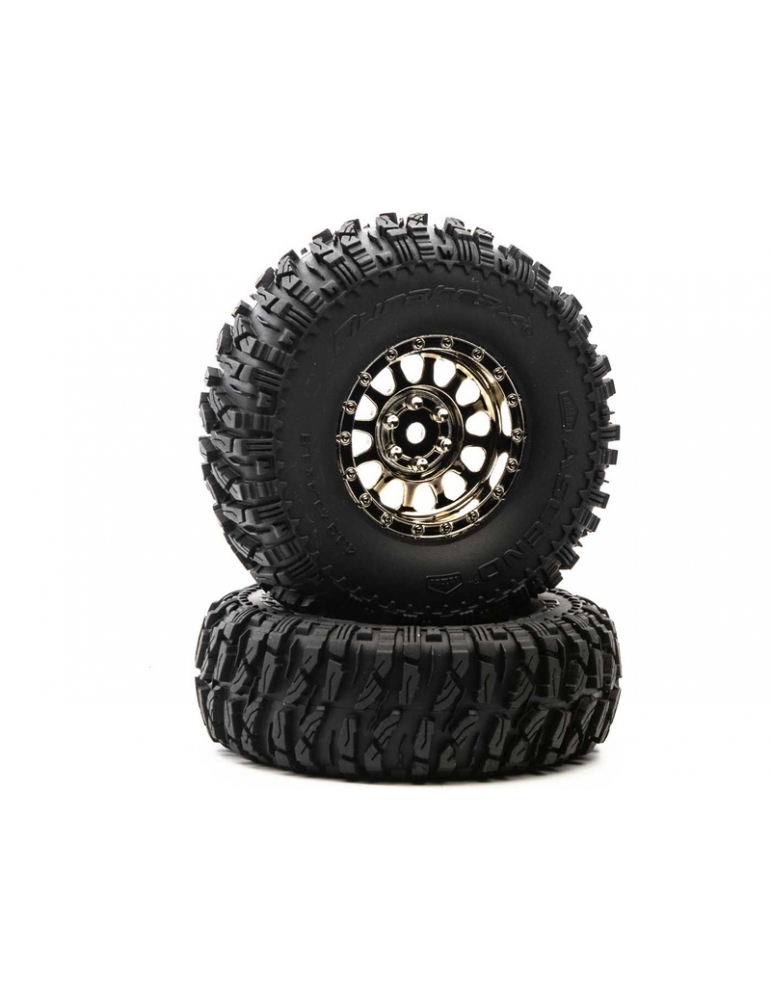 Duratrax Class 1 Ascend CR C3 1.9" Blk/Chr (2)