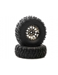 Duratrax Class 1 Ascend CR C3 1.9" Blk/Chr (2)