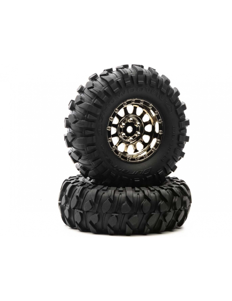 Duratrax Class 1 Showdown CR C3 Mntd 1.9" Blk/Chr (2)