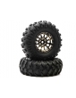 Duratrax Class 1 Showdown CR C3 Mntd 1.9" Blk/Chr (2)