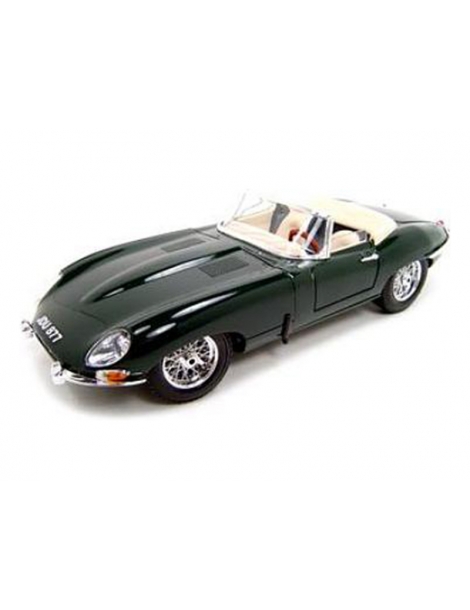 Bburago 1:18 Jaguar E-type Cabriolet green