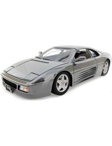 Bburago 1:18 Ferrari 348ts silver