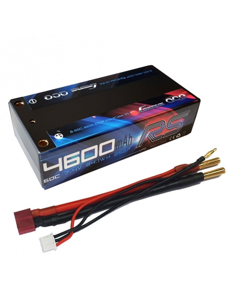 Gens ace 4600mAh 2S2P 7.4V 60C HardCase akumuliatorius Gens ace 4600mAh 2S2P 7.4V 60C HardCase akumuliatorius