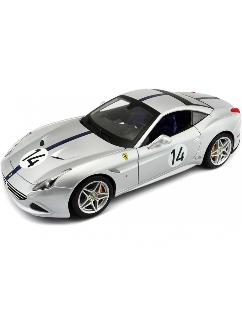 Bburago 70th Anniversary Collection Ferrari California T 1:18 14 (sidabrinė)