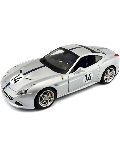 Bburago 70th Anniversary Collection Ferrari California T 1:18 14 (sidabrinė)