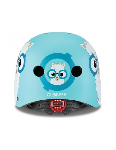 Šalmas Globber - Children's Elite Lights Sky Blue Buddy XS/S