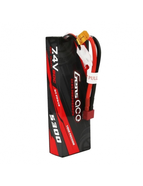 Akumuliatorius Gens Ace 5300mAh 7,4V 60C 2S1P T-Dean Bashing HardCase