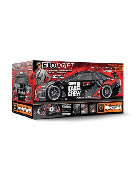 HPI E10 DRIFT FAIL CREW NISSAN SKYLINE R34 GT-R