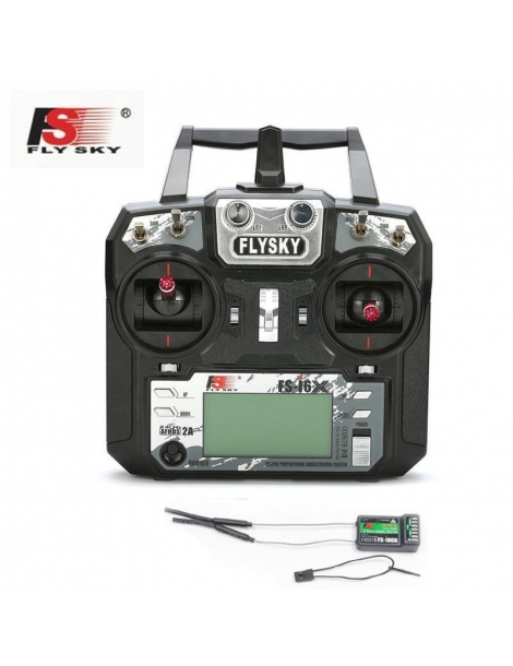 FlySky FS-i6X 2.4G 6CH siųstuvas + FS-iA6B