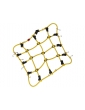 Robitronic luggage net with hooks 15x12cm yellow