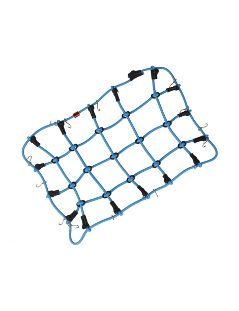 Robitronic luggage net with hooks 19x12cm blue