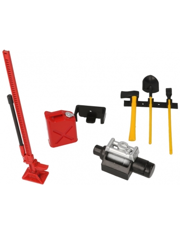 Robitronic tool kit with holder red