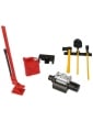 Robitronic tool kit with holder red