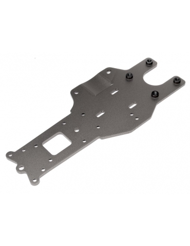 102169 - REAR CHASSIS PLATE (GUNMETAL)