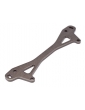 87551 - REAR SHOCK MOUNT PLATE A (GUNMETAL/+12mm)