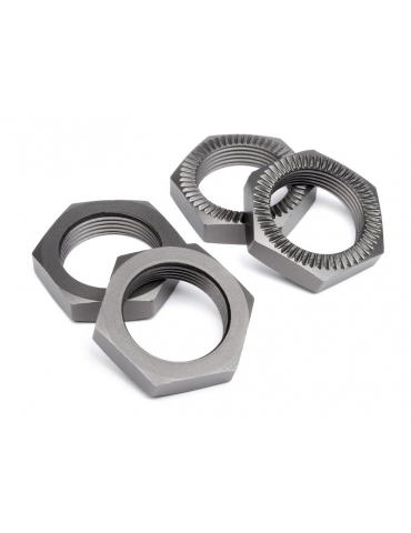 102216 - WHEEL NUT 24mm (GUNMETAL/4pcs)