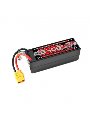 Akumuliatorius Sport Racing 50C 5400Mah 4S 14,8V XXT-90 Hard Case