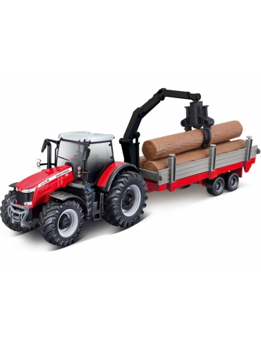 Bburago Massey Ferguson 8740S with wood