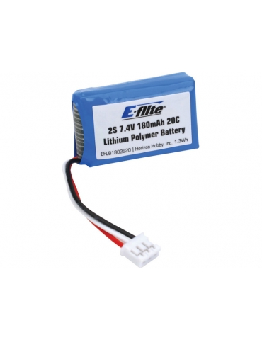 E-flite LiPo Battery 7.4V 180mAh 20C