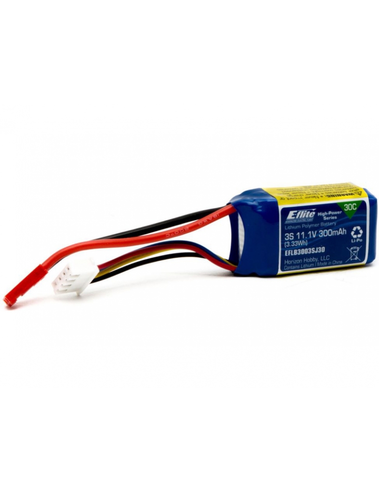 E-flite LiPo Battery 11.1V 300mAh 30C JST