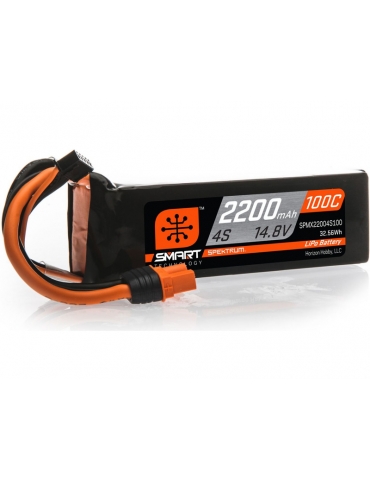 Spektrum Smart LiPo 14.8V 2200mAh 100C IC3