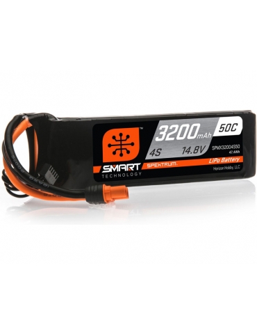 Spektrum Smart LiPo 14.8V 3200mAh 50C IC3