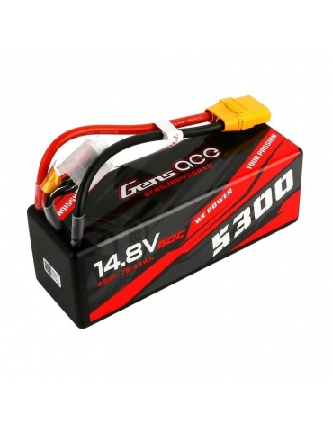 Akumuliatorius Gens Ace 5300mAh 14,8V 60C 4S1P XT90 Bashing