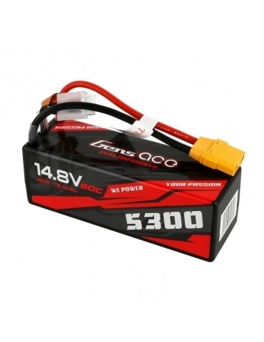 Akumuliatorius Gens Ace 5300mAh 14,8V 60C 4S1P XT90 Bashing