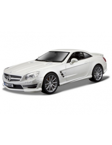 Bburago 1:24 Plus Mercedes-Benz SL 65 AMG metallic white