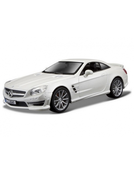 Bburago 1:24 Plus Mercedes-Benz SL 65 AMG metallic white
