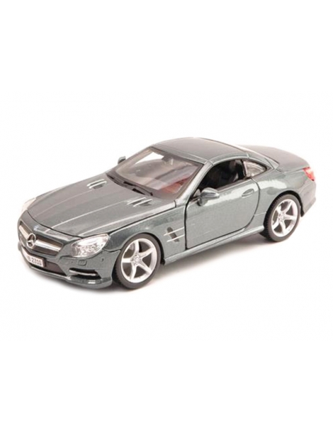 Bburago 1:24 Plus Mercedes-Benz SL 500 Hardtop silver