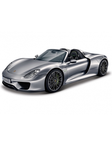 Bburago 1:24 Plus Porsche 918 Spyder silver