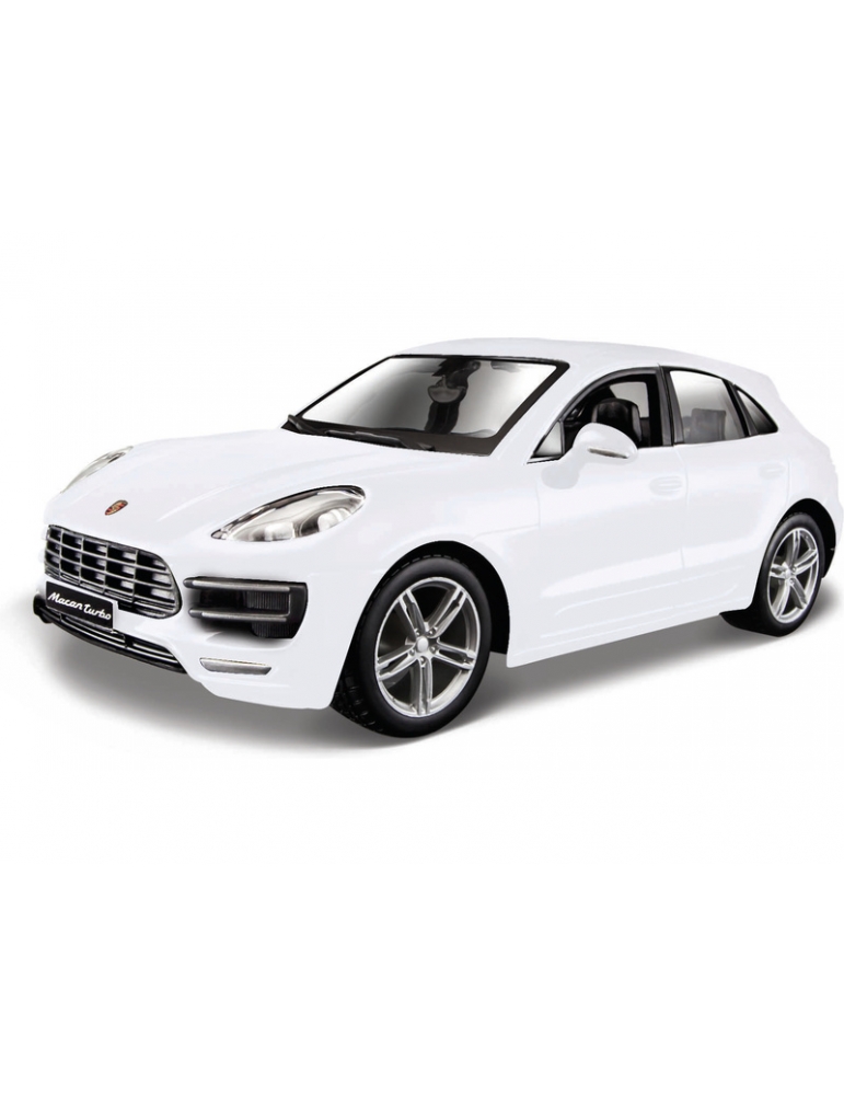 Bburago Plus Porsche Macan 1:24 metallic white