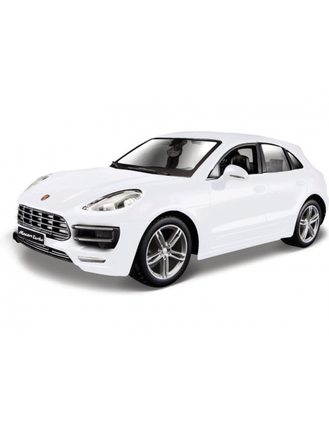 Bburago Plus Porsche Macan 1:24 metallic white