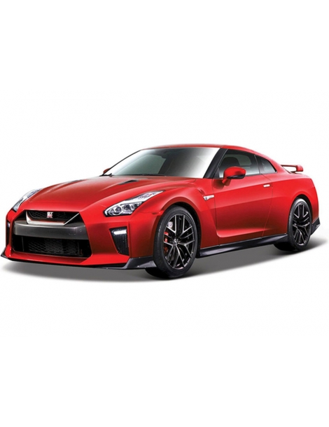 Bburago Plus Nissan GT-R 1:24 red