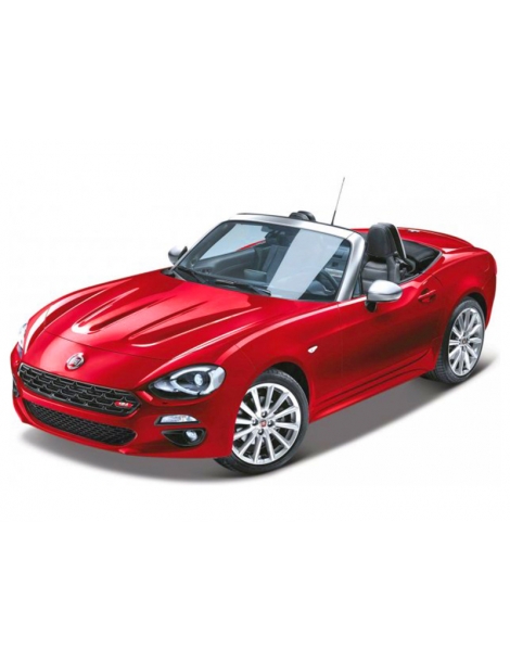 Bburago Plus Fiat 124 Spider 1:24 red