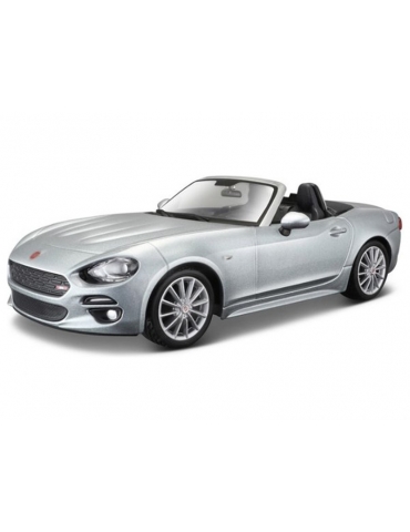 Bburago Plus Fiat 124 Spider 1:24 silver metallic