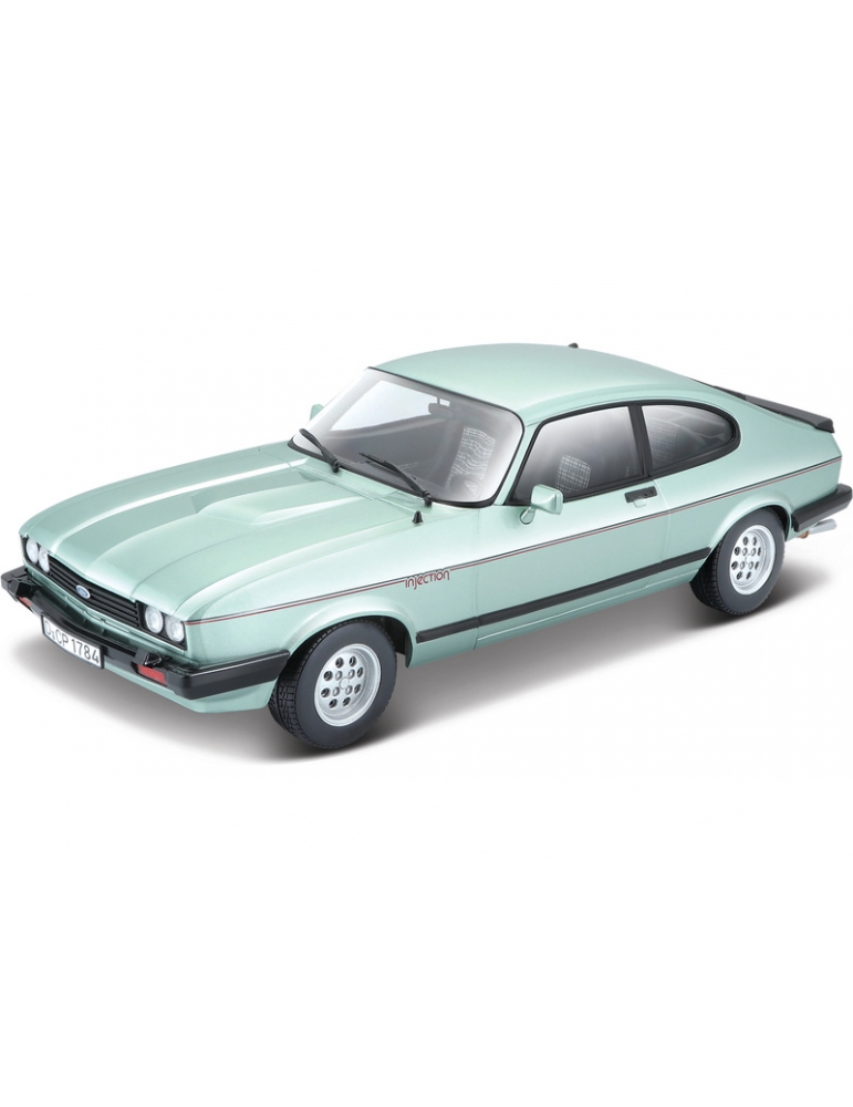 Bburago Plus Ford Capri 1982 1:24 sv tle green