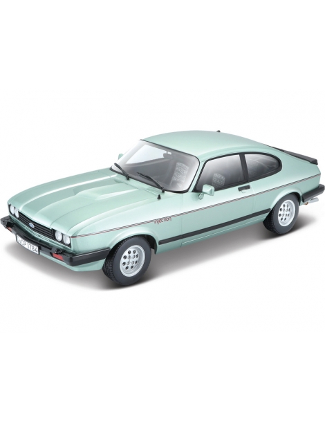 Bburago Plus Ford Capri 1982 1:24 sv tle green
