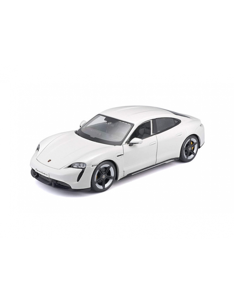 Bburago Porsche Taycan Turbo S 2019 Carrara 1:24 white
