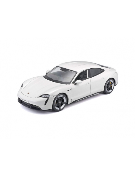 Bburago Porsche Taycan Turbo S 2019 Carrara 1:24 white