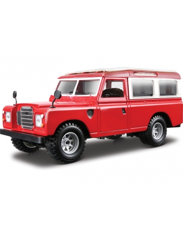 Bburago 1:24 Land Rover Series II red
