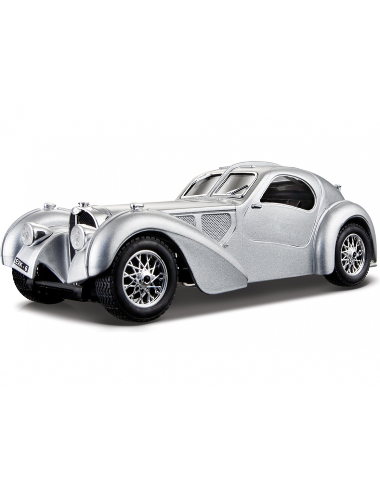 Bburago 1:24 Bugatti Atlantic silver