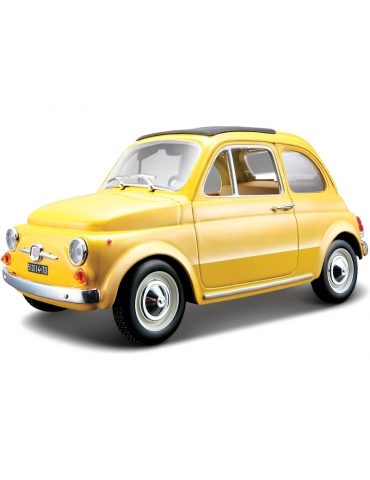 Bburago Fiat 500F 1965 1:24 yellow