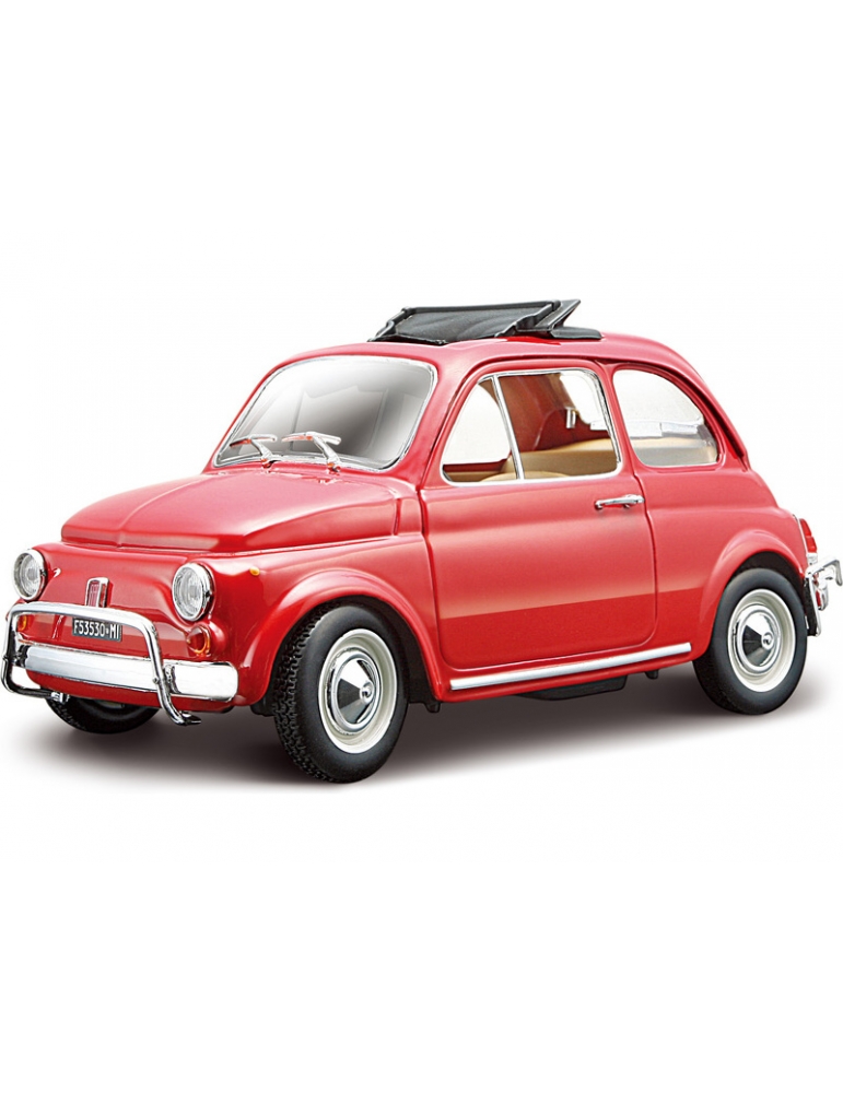 Bburago 1:24 Fiat 500L 1968 red